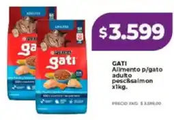 Supermayorista Vital Gati alimento p/gato adulto pesc&salmon oferta