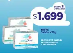 Supermayorista Vital Dove jabón oferta