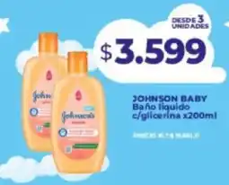 Supermayorista Vital Johnson baby baño líquido oferta