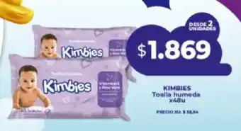 Supermayorista Vital Kimbies toalla humeda oferta