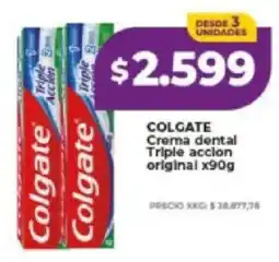 Supermayorista Vital Colgate crema dental triple accion original oferta