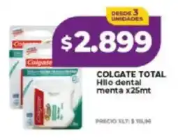 Supermayorista Vital Colgate total hilo dental menta oferta