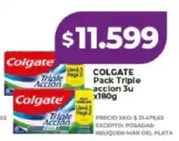 Supermayorista Vital Colgate pack triple accion oferta