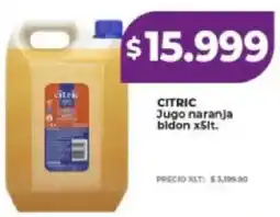 Supermayorista Vital Citric jugo naranja oferta