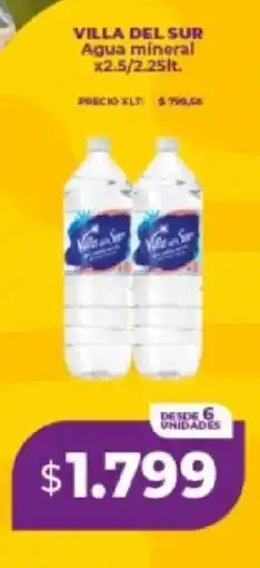 Supermayorista Vital Villa del sur agua mineral oferta