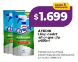 Supermayorista Vital Ayudin limp desinf a/hongos d/p oferta