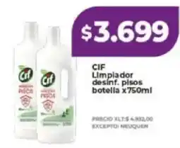 Supermayorista Vital Cif limpiador desinf. pisos oferta