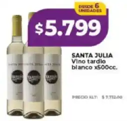 Supermayorista Vital Santa julia vino tardio blanco oferta
