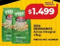 Supermayorista Vital Dos hermanos arroz integral oferta