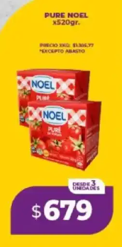 Supermayorista Vital Noel puré de tomate oferta