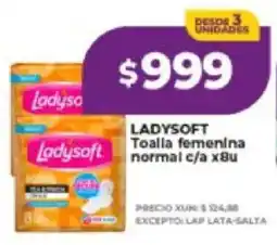 Supermayorista Vital Ladysoft toalla femenina normal oferta