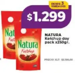 Supermayorista Vital Natura ketchup oferta