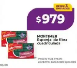 Supermayorista Vital Mortimer esponja de fibra cuadriculada oferta