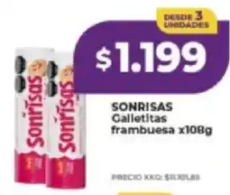 Supermayorista Vital Sonrisas galletitas frambuesa oferta
