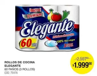 Elegante rollos de cocina