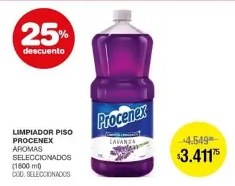 Procenex limpiador piso aromas seleccionados