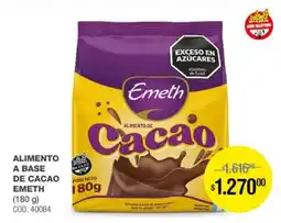 Atomo Conviene Emeth alimento de cacao oferta