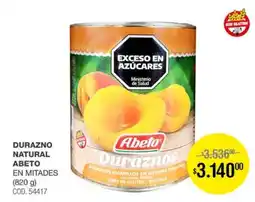 Atomo Conviene Abeto duraznos oferta