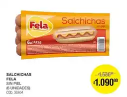 Atomo Conviene Fela salchichas sin piel oferta