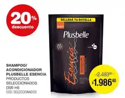 Atomo Conviene Plusbelle shampoo acondicionador esencia oferta
