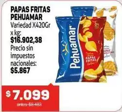 Makro Pehuamar - papas fritas oferta