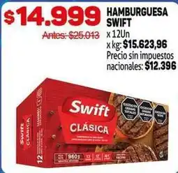 Makro Swift - hamburguesa clasica oferta