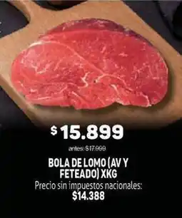 Makro Bola de lomo (av y feteado) oferta