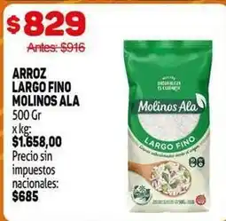Makro Molinos ala - arroz largo fino oferta