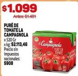 Makro La campagnola - puré de tomate oferta