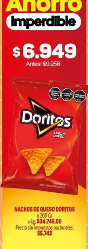 Makro Doritos - nachos de queso oferta