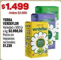 Makro Verdeflor - yerba verdeflor variedad oferta
