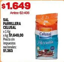 Makro Celusal - sal parrillera oferta