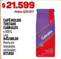 Makro Cabrales - café molido tostado oferta