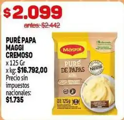 Makro Maggi - puré papa maggi cremoso oferta