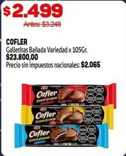 Makro Cofler - galletitas bañada variedad oferta