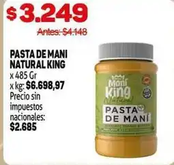 Makro King - pasta de mani natural oferta