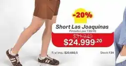 Ferniplast Short las joaquinas oferta
