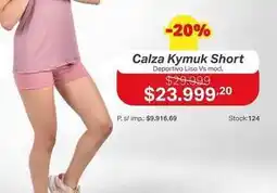 Ferniplast Calza kymuk short deportivo liso vs mod oferta