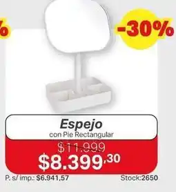 Ferniplast Espejo con pie rectangular oferta