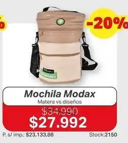 Mochila modax