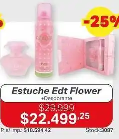Estuche edt flower