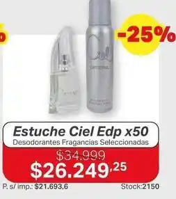 Ferniplast Ciel - estuche edp x50 oferta