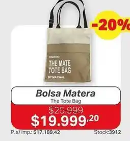 Ferniplast Bolsa matera the tote bag oferta