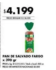 Disco Fargo - pan de salvado oferta