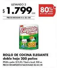 Disco Elegante - rollo de cocina doble hoja oferta