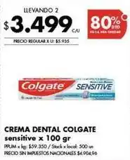 Disco Colgate - crema dental oferta