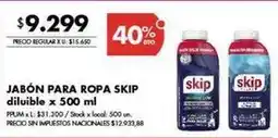 Disco Skip - jabón para ropa diluible oferta