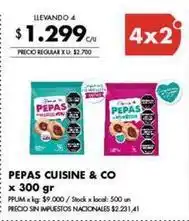 Disco Pepas cuisine & co oferta