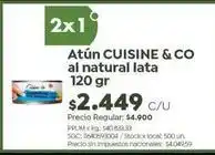 Atún al natural lata