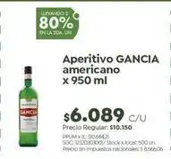 Jumbo Gancia - aperitivo americano oferta